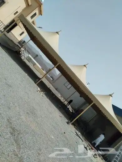 تلبيس قماش بيت شار مشب نار مظلات سواتر معلم الباكستاني 5