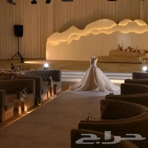 تنسيق قاعات زفاف_كوشات_طاولات 1