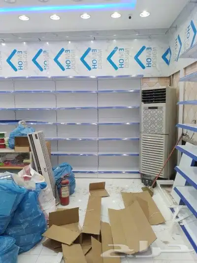 رفوف سوبر ماركت رفوف صيدليات جديد بسعر المستعمل 8