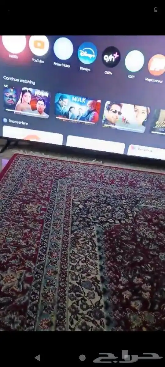 شاشة TCL 55 للبيع ب 1650 ريال سعر شراء 1800 ولله جديدة 1