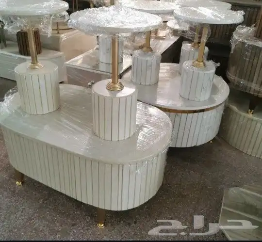 طاولات ضيافة بديل الرخام _طاولات خدمة 2