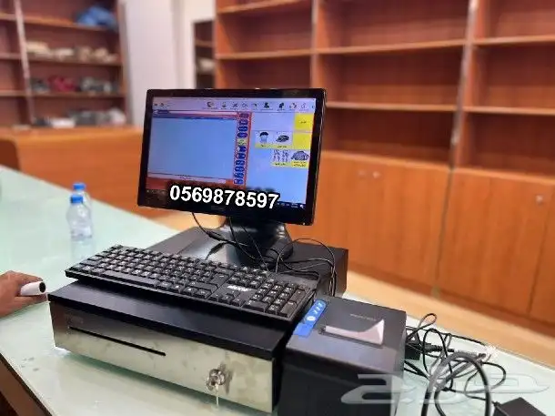 جهاز كاشيرلمسi5 بشاشتين لكافة الأنشطة التجارية 0