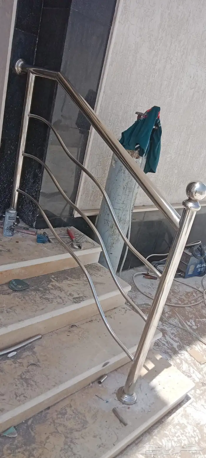 حداد استيل استانلس جميع زجاج مسابح 55