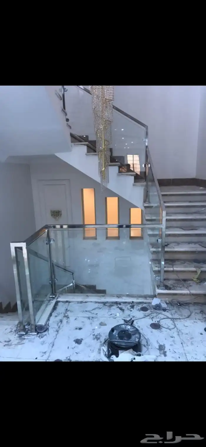 حداد استيل استانلس جميع زجاج مسابح 46