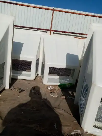 غطاء مكيفات فيبر جلاس مروحه شفات اشواك حمام مع تركيب وبدون ت 2