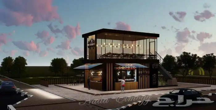 تصميم مطاعم وكافيهات ومحلات 3D بأفضل الأسعار 3