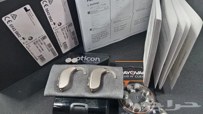 سماعات اذن طبية Oticon ( بلوتوث 64 قناة ) 4