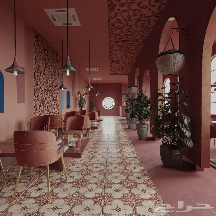 مصمم 3D ثري دي مكاتب كافيهات مطاعم محلات 21