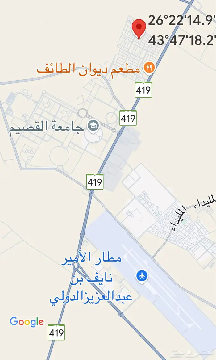 للبيع ارض سكنية بريدة - المليداء 2