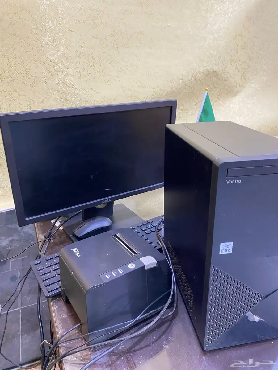 جهاز كاشير بطابعة الفواتير وطابعة السعر جديدة جدا 0