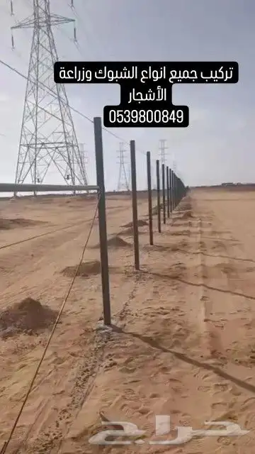 زراعه النخل وتركيب جميع انواع الشبوك 7