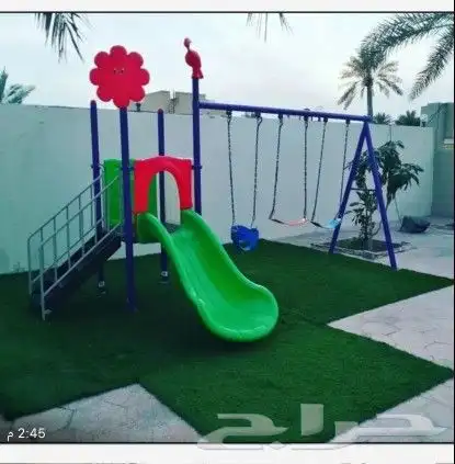 مراجيح حدائق خارجية ارضيات اسفنجية وربر مطاطية جودتها ممتازة 34