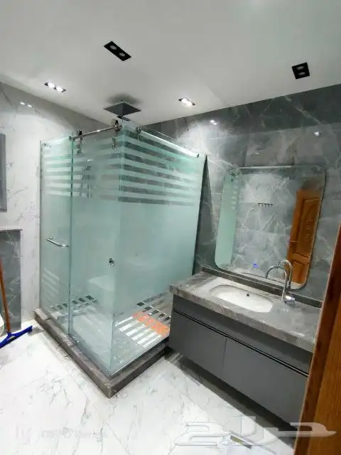 قزازابواب مرايا زجاج ملون طاولات زجاج ابواب سكريت 38