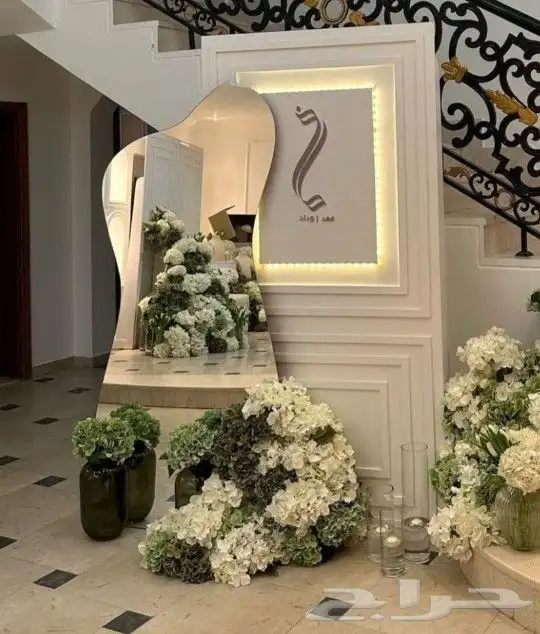 كوش افراح مداخل إستقبال كراسي شفافه تنسيق حفلات 3