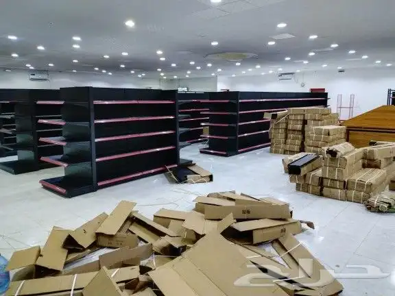 رفوف مستعمل وجديد سوبر ماركت ومستودعات ثقيل وخفيف وكاشير 6