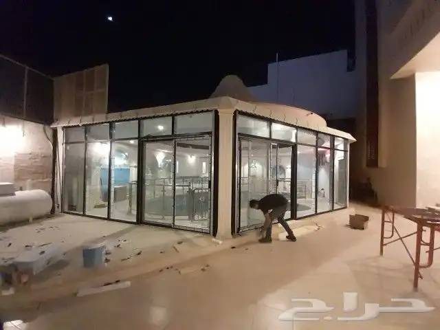 قزازابواب مرايا زجاج ملون طاولات زجاج ابواب سكريت 10