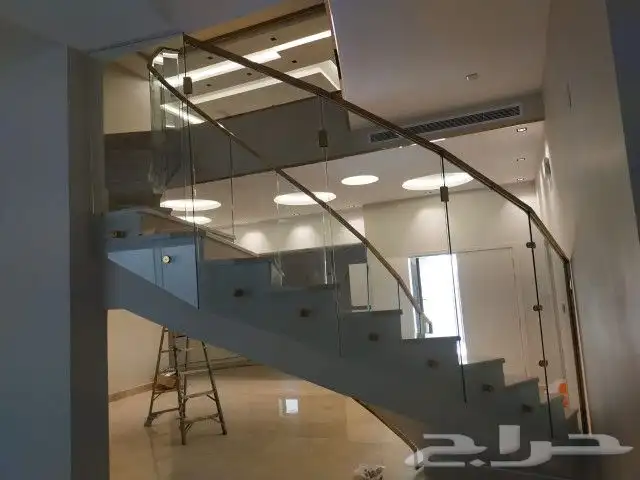 قزازابواب مرايا زجاج ملون طاولات زجاج ابواب سكريت 0