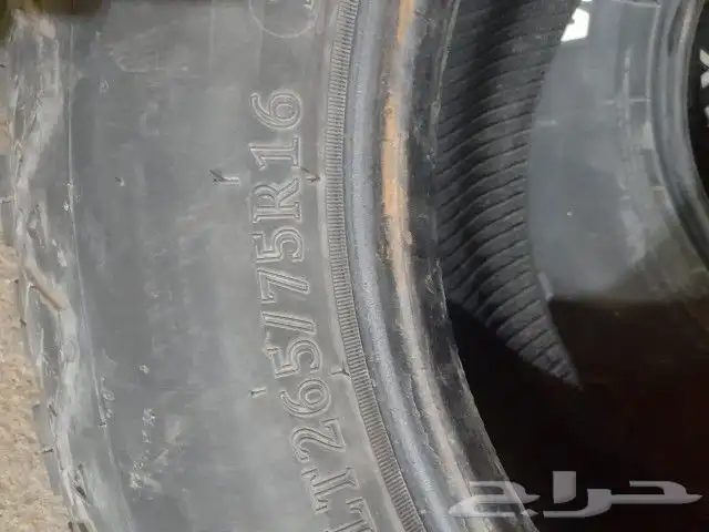 كفرات حجري ردواي مقاس 265 75 16 تاريخ 23 منزل شبة جديد 4