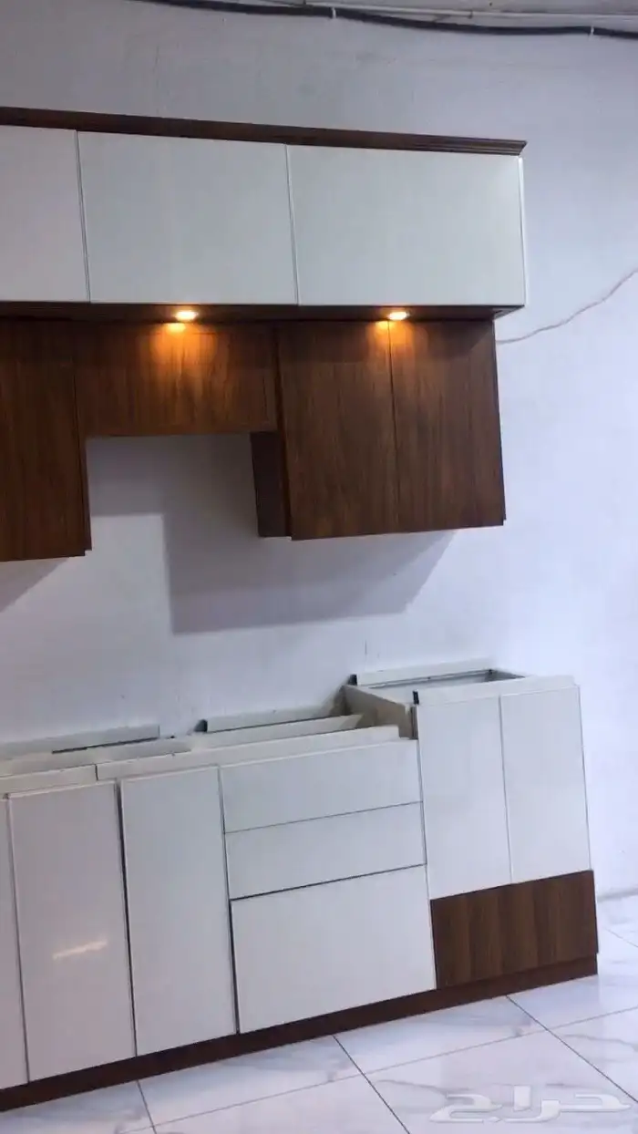 اثاث دواليب مطابخ صاج المنيوم جاهزه جديده بسعر المصنع 37