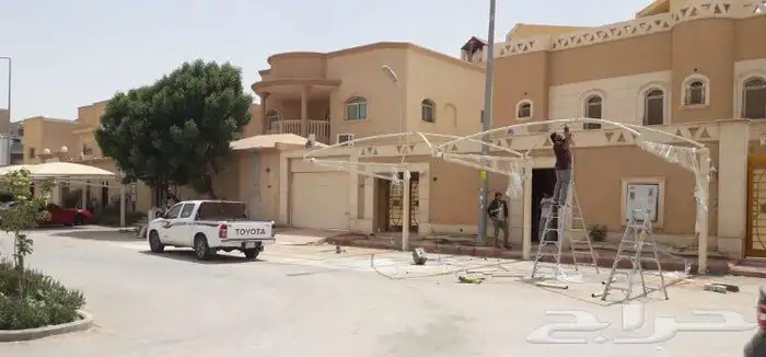 مظلات مواقف سيارات مظلات قماش 7