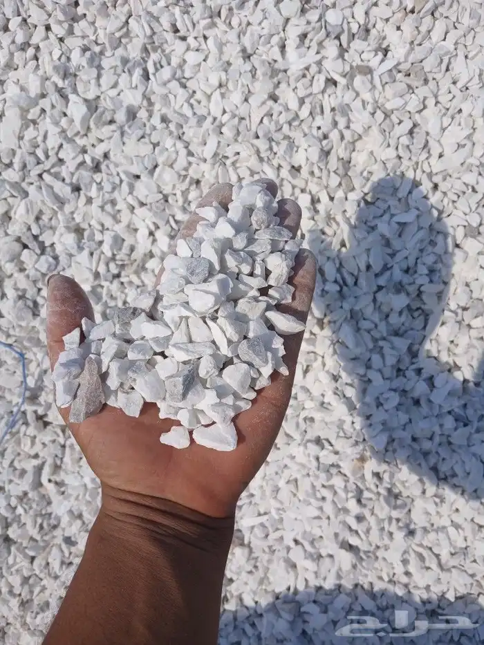 توريد خرسانه بيضا كسر رخام جميع المقاسات وجميع الالوان 1