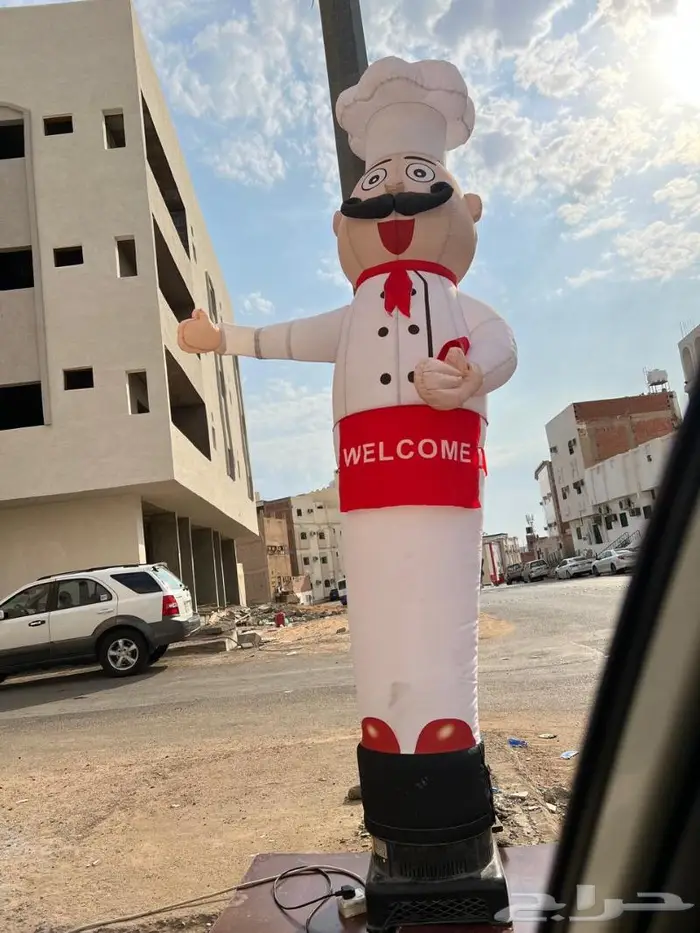 بالونات راقصه وليزر للدعايه وال افتتاح إيجار وبيع بالمدينه 4