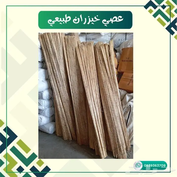 عصي خيزران طبيعي 7