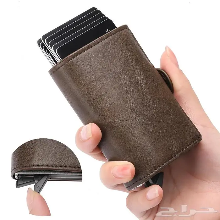 محفظه كلاسيك منبثقه بضغط زر يخرج كروتك 0