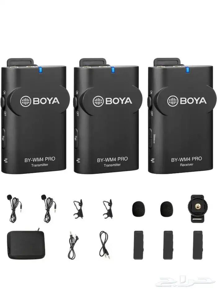 مايك بويا مع مستقبل BOYA BY-WM4 PRO K2 1