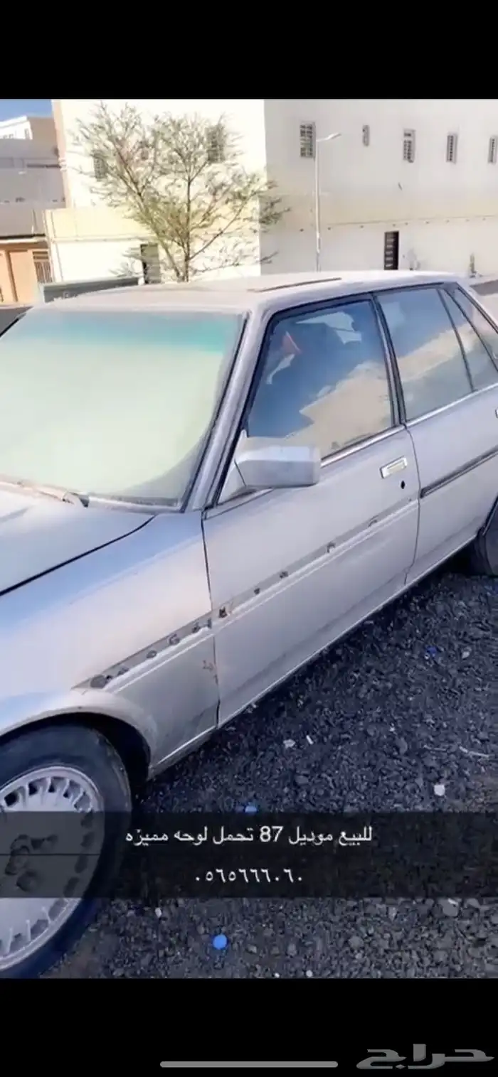 للبيع كراسيدا موديل 87 تحمل لوحه مميزه 2