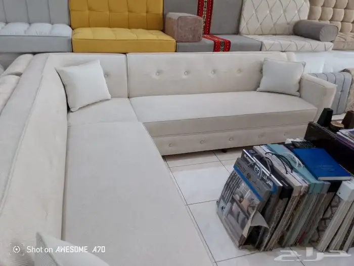 مفروشات الرياض  تفصيل جميع انواع الكنب والجلسات الارضي والست 3