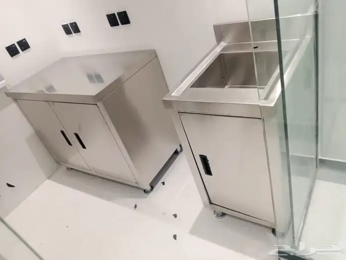 تفصيل استيل ثلاجة طاولة فرن شواية دولاب سخان مجلى 0