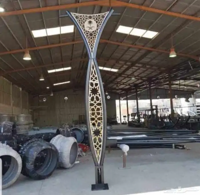 اعمدة أناره مضلع دائرية الشكل أعمده جماليه 76