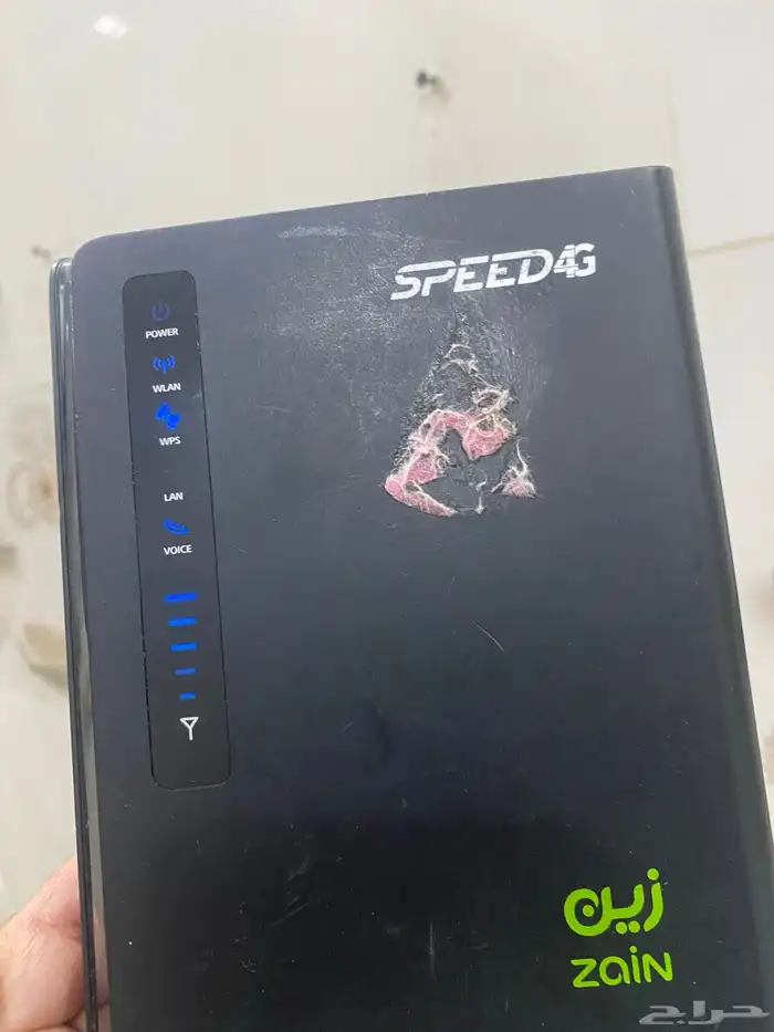 جهاز مودم شركة زين نظيف استعمال 6