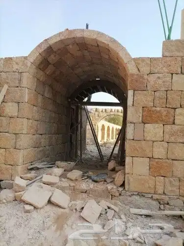 نقوم بتنفيذ الشبوك ونخيل والشغال الحجر الطبيعي وتوريد نخيل و 8