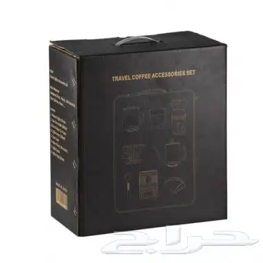 حقيبة فاخرة لحمل ادوات القهوة تتكون من 11 قطعة 4