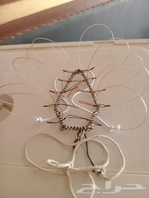 شبك طرح الصقور حياكه يدوي اصلي 18