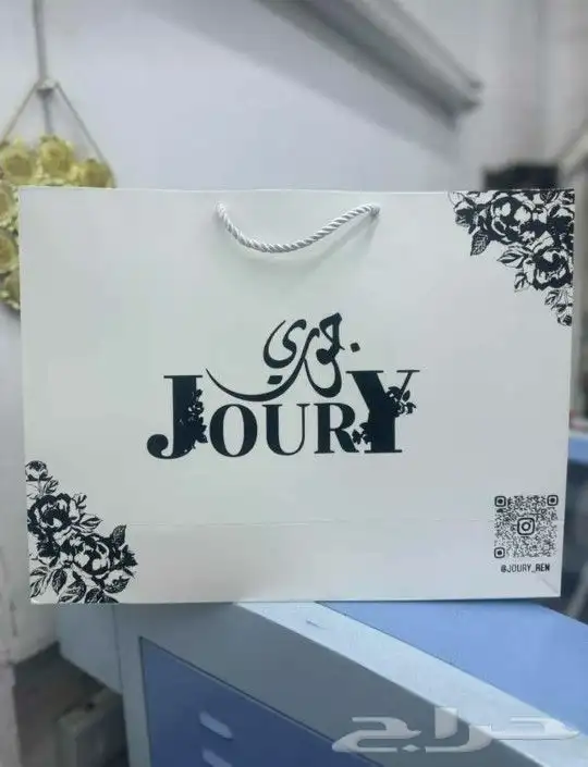 مطبعة طباعة بكج عبايات ملون كرت ستيكر ليبل ورق تغليف كيس 7