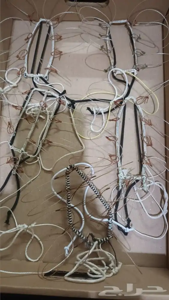 شبك طرح الصقور حياكه يدوي اصلي 24