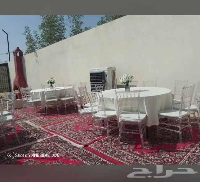 تاجير طاولات كراسي قهوجيين صبابين 0