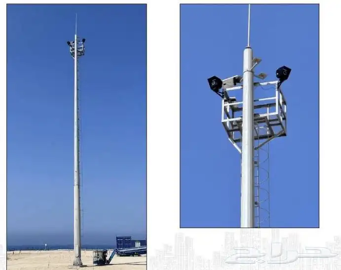 اعمدة أناره مضلع دائرية الشكل أعمده جماليه 48