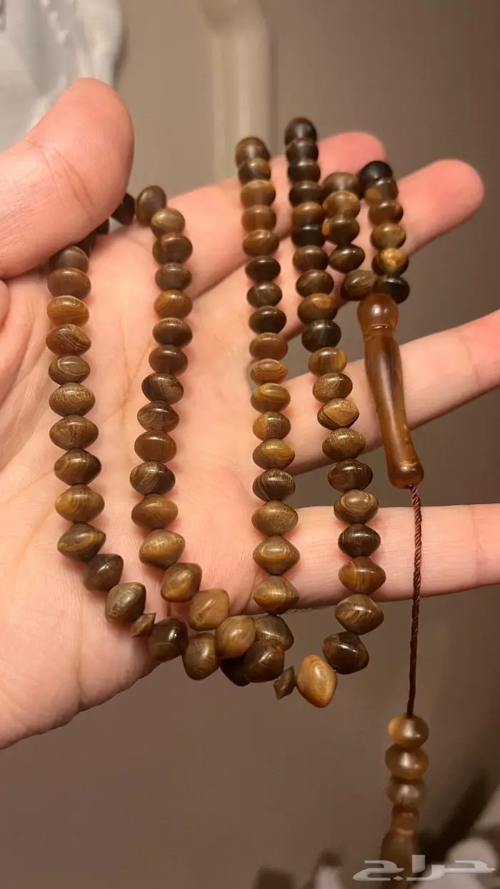 سبحة قرن جاموس طبيعي 2