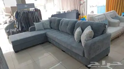 الركن الراقي تفصيل جميع انواع لكنب وستاير وتنجيد جميع الكنب 0