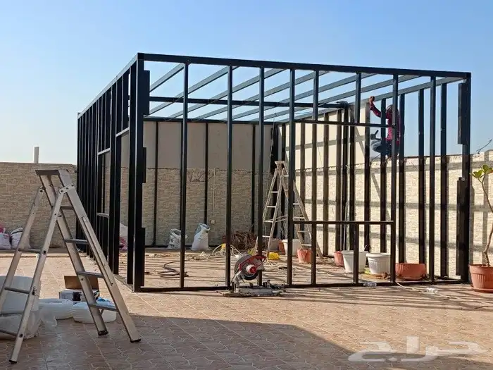 هناجر ومستودعات وغرف سندويش بانل وجلسات حدائق 2