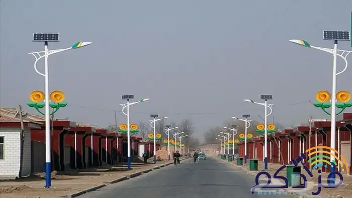 اعمدة أناره مضلع دائرية الشكل أعمده جماليه 36