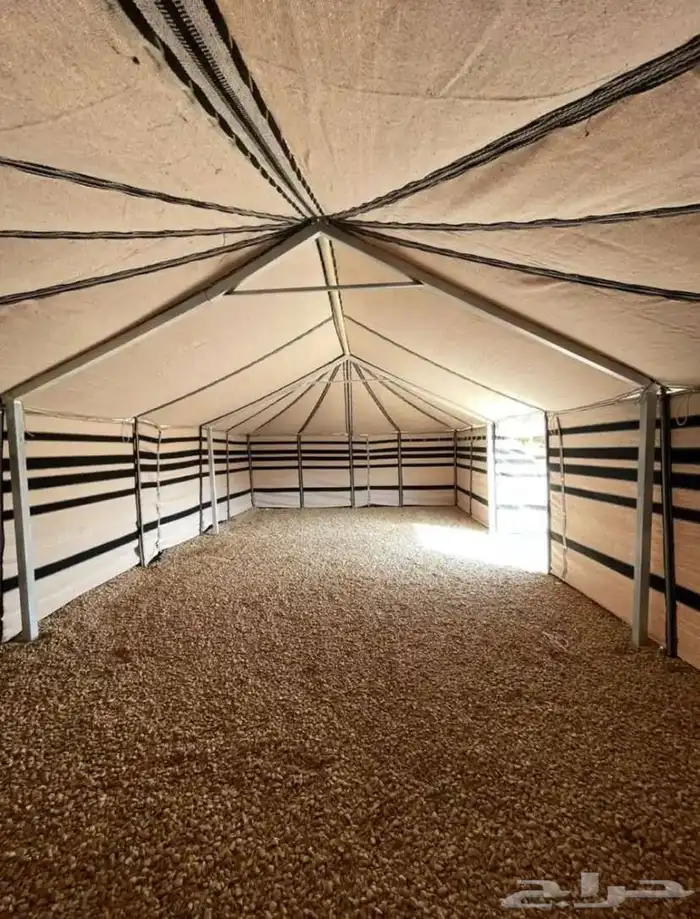 يتوفر بيوت شعر ابيض وسود جميع المقاسات 17