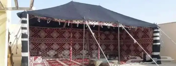 يتوفر بيوت شعر ابيض وسود جميع المقاسات 6