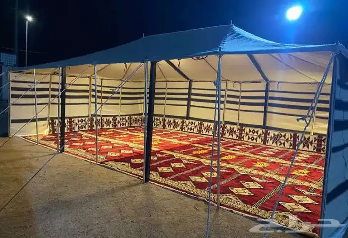 يتوفر بيوت شعر ابيض وسود جميع المقاسات 7