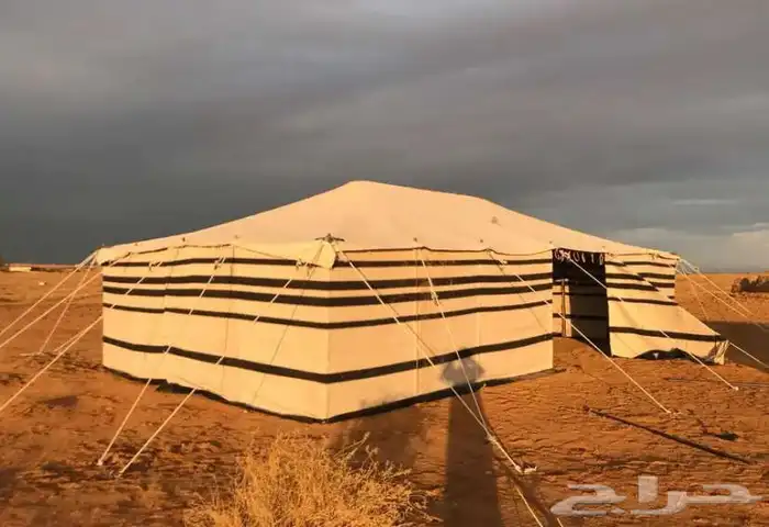 يتوفر بيوت شعر ابيض وسود جميع المقاسات 0