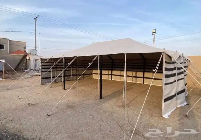 يتوفر بيوت شعر ابيض وسود جميع المقاسات 13